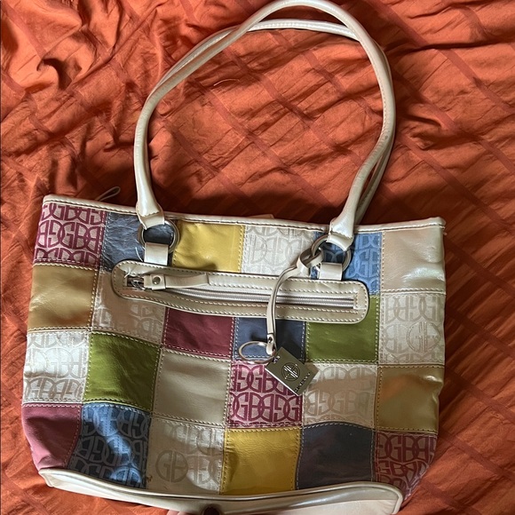 Colorful Patchwork Tote Bag - Picture 1 of 6